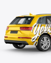 Crossover SUV Mockup - Back Half Side View