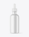 Matte Dropper Bottle Mockup