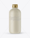 Ceramic Bottle w/ Metal Cap Mockup