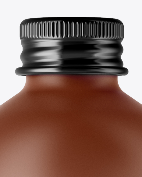 Ceramic Bottle w/ Metal Cap Mockup