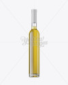 Clear Glass Olive Oil Bottle Mockup - Front View