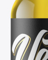 Clear Glass Olive Oil Bottle Mockup - Front View