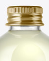 Glass Bottle With Lemonade Mockup