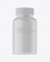 Matte Pill Bottle Mockup - Front View