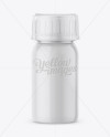 Plastic Bottle w/ Transparent Cap Mockup - Front View