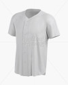 Men's Baseball Jersey Mockup - Halfside View