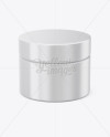 Glossy Plastic Cosmetic Jar Mockup (High-Angle Shot)