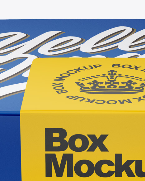 Glossy Box Mockup