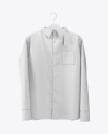 Melange Men&#039;s Shirt on Hanger Mockup