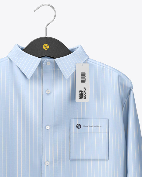 Men's Shirt on Hanger Mockup