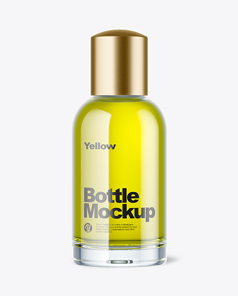 Oil Glass Bottle Mockup - 48+Glass+Mockups+Png