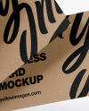 Kraft Business Cards Mockup