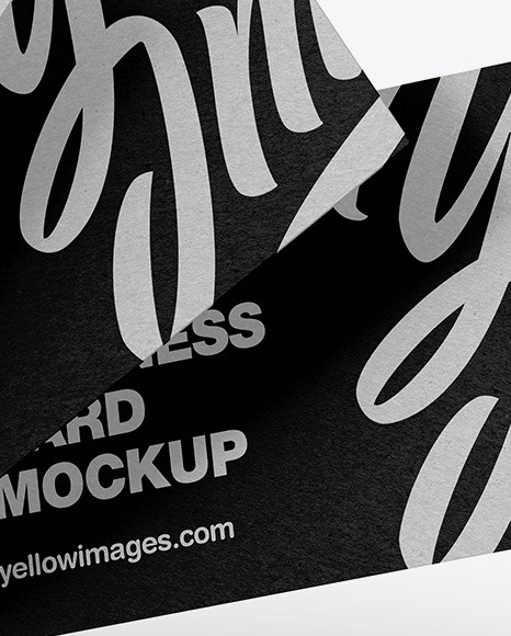 Kraft Business Cards Mockup