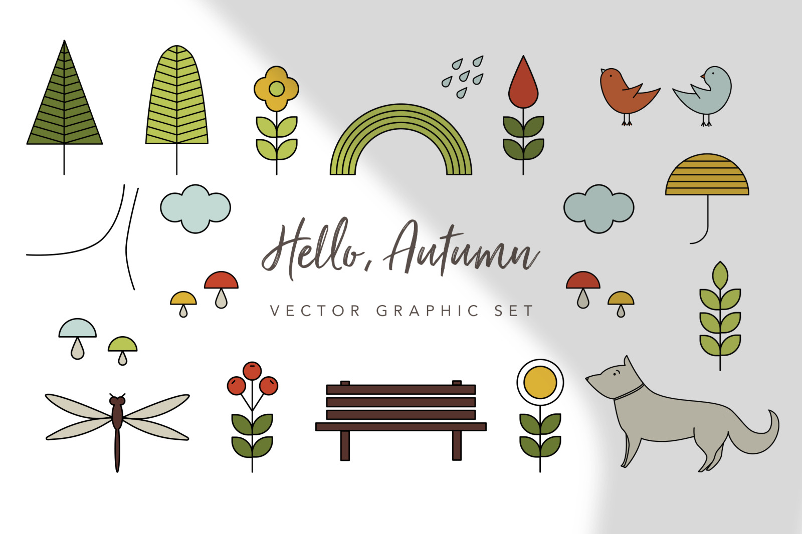 Hello Autumn Graphic Set Hello Autumn Graphic Set