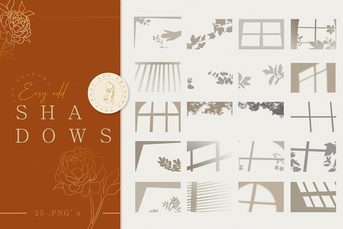25 Easy Add Shadows 25 Easy Add Shadows