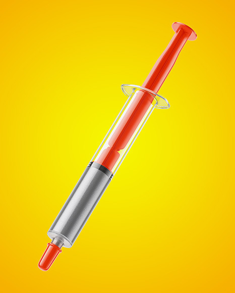 Syringe with Solid Filling Mockup