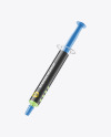 Syringe with Transparent Filling Mockup