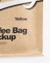 Kraft Paper Coffee Bag Mockup