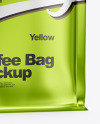 Metallized Coffee Bag Mockup