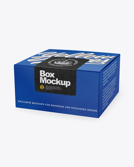 Glossy Box Mockup