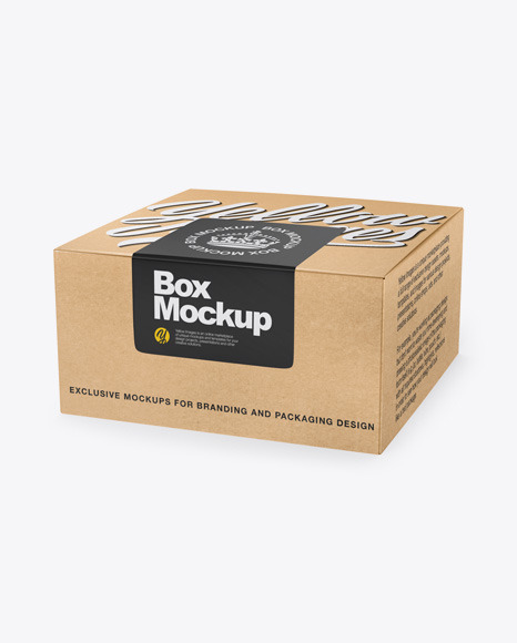 Kraft Box Mockup