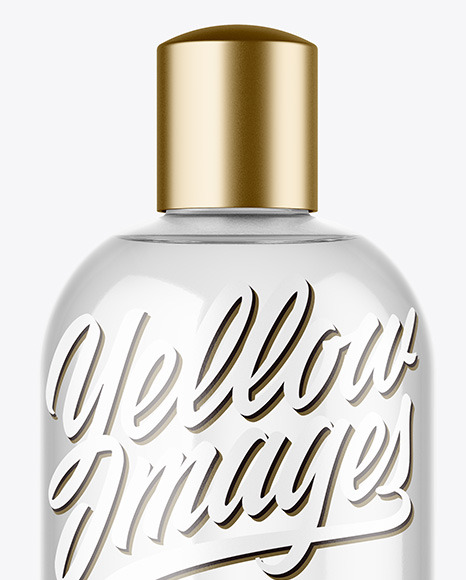 Clear Glass Bottle Mockup Clear Glass Bottle Mockup