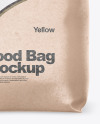 Kraft Paper Food Bag Mockup