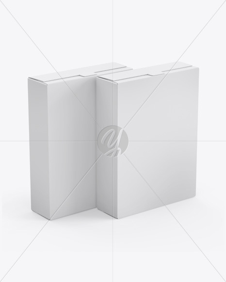 Two Paper Boxes Mockup