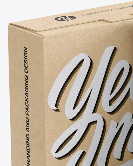 Two Kraft Boxes Mockup