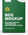 Textured Paper Box Mockup