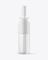 Glossy Ceramic Wine Bottle Mockup Glossy Ceramic Wine Bottle Mockup