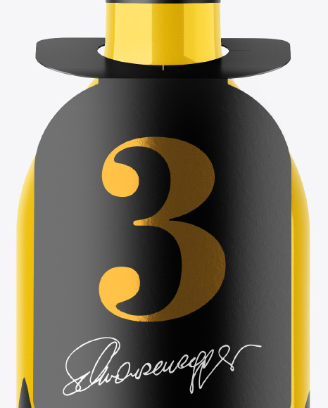 Glossy Ceramic Wine Bottle Mockup Glossy Ceramic Wine Bottle Mockup