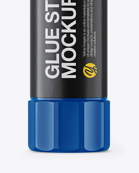 Glossy Glue Stick Mockup Glossy Glue Stick Mockup