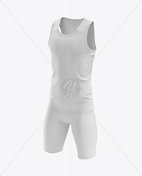 Men’s Sprinting Kit mockup (Half Side View)