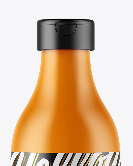 Matte Plastic Bottle Mockup