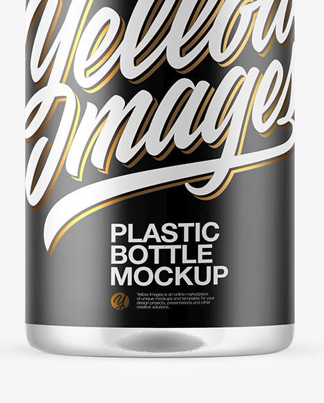 Clear Water Bottle Mockup