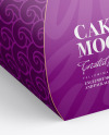 Paper Cake Box Mockup