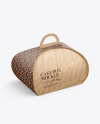 Kraft Cake Box Mockup Kraft Cake Box Mockup