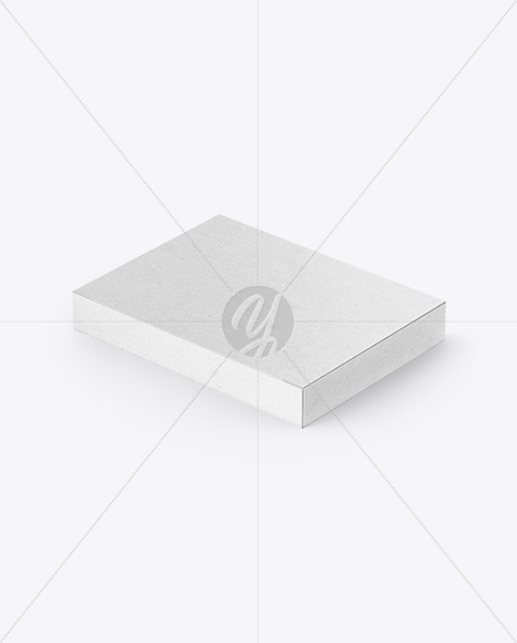 Kraft Paper Box Mockup - Half Side View