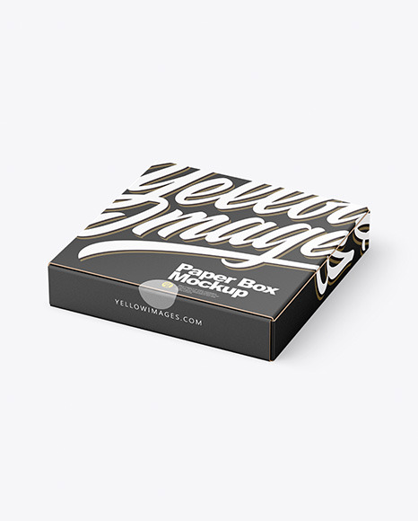 Paper Box Mockup