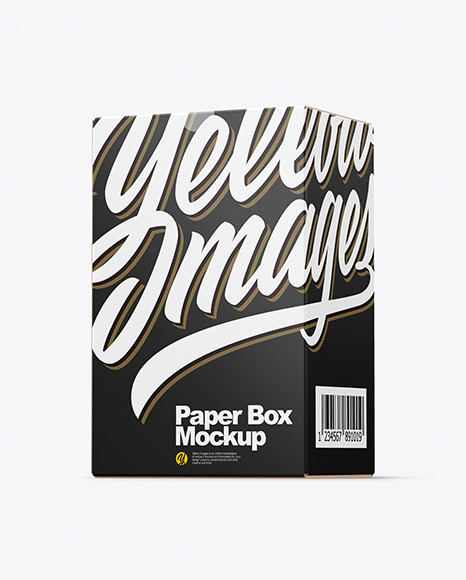 Paper Box Mockup