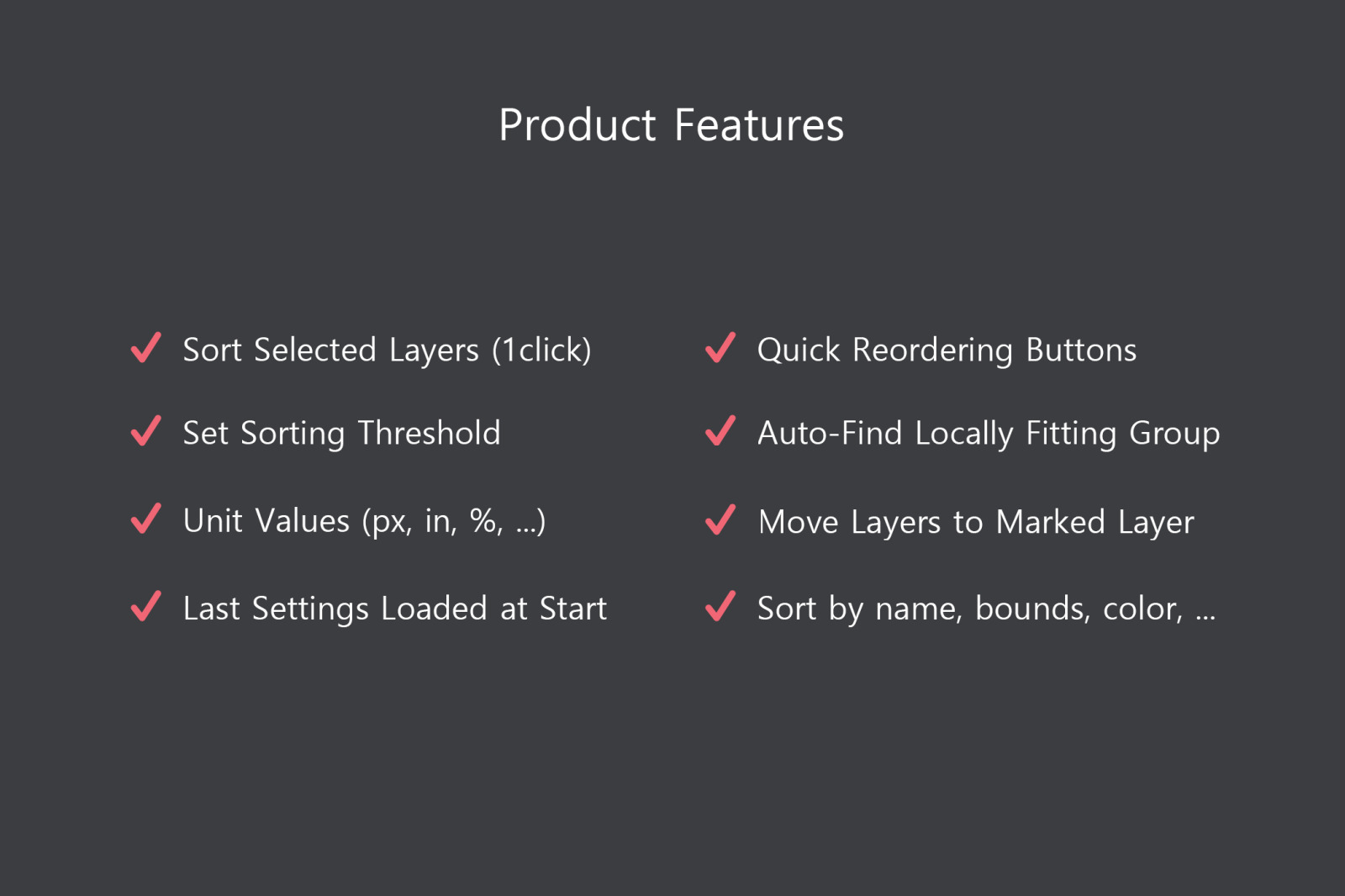 ReOrder - Layer Panel Sorting Kit