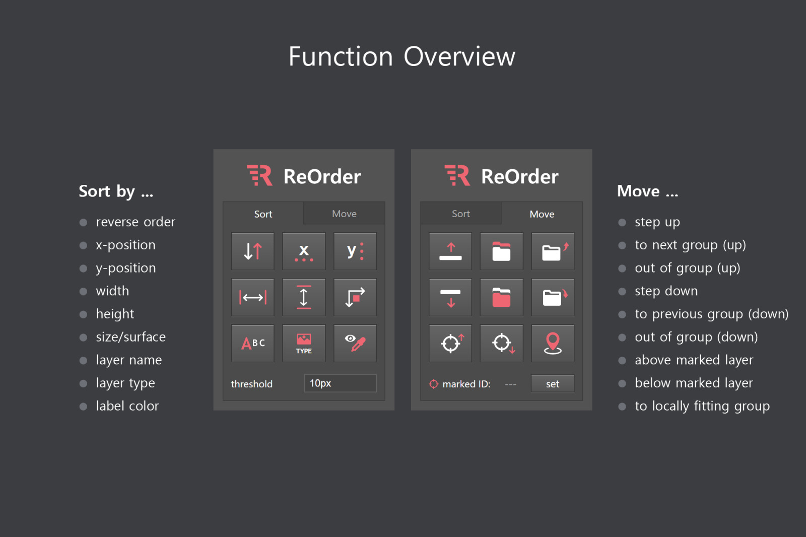 ReOrder - Layer Panel Sorting Kit