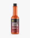 Glossy Sauce Bottle Mockup