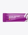 Matte Stick Sachet Mockup