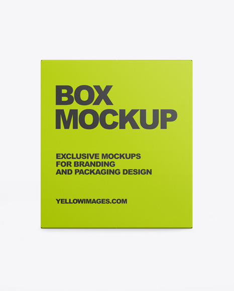 Paper Box Mockup