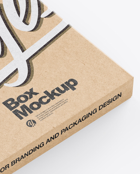 Kraft Box Mockup