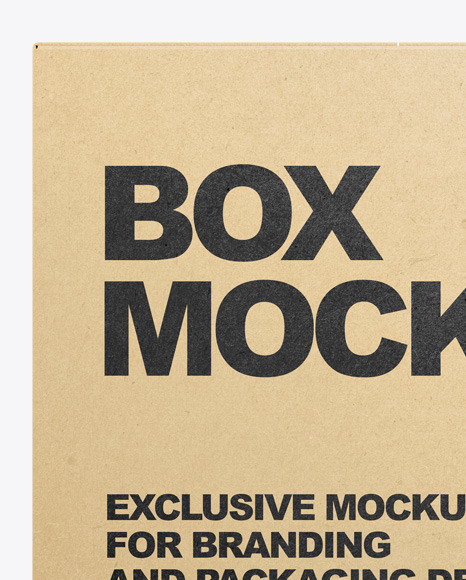 Kraft Box Mockup