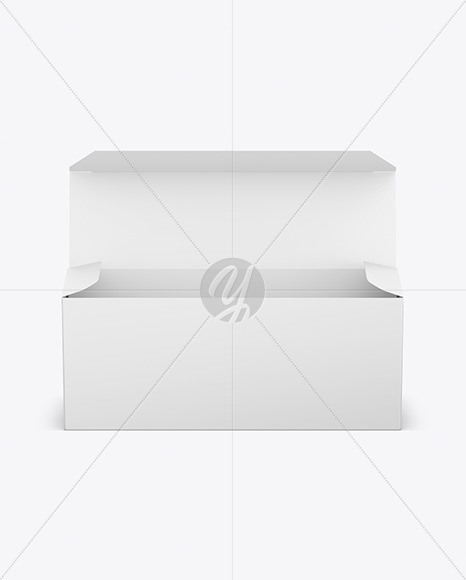 Opened Paper Box Mockup