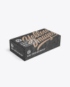 Kraft Paper Box Mockup - Half Side View